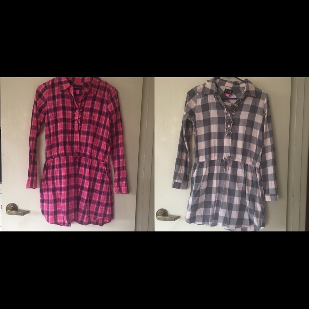 Girls Plaid Dresses Bundle